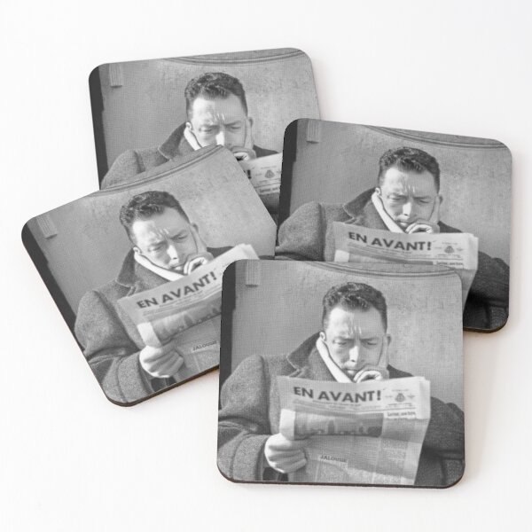 Item preview, Albert Camus Portrait Tee Premium  designed and sold by mayorcprush.