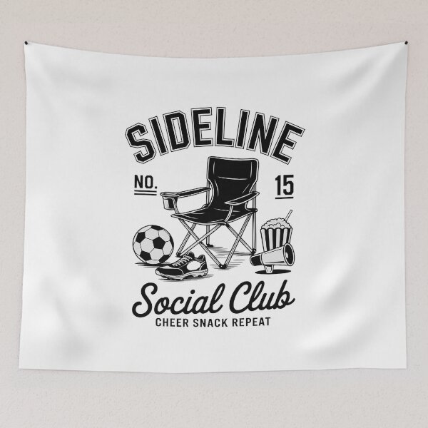 Item preview, Women Sideline Social Club Soccer Mom Game Day Mothers Day designed and sold by HaileyRobel.