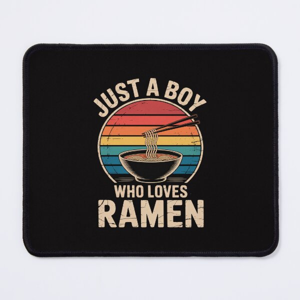 Item preview, Just A Boy Who Loves Ramen designed and sold by Silicula.