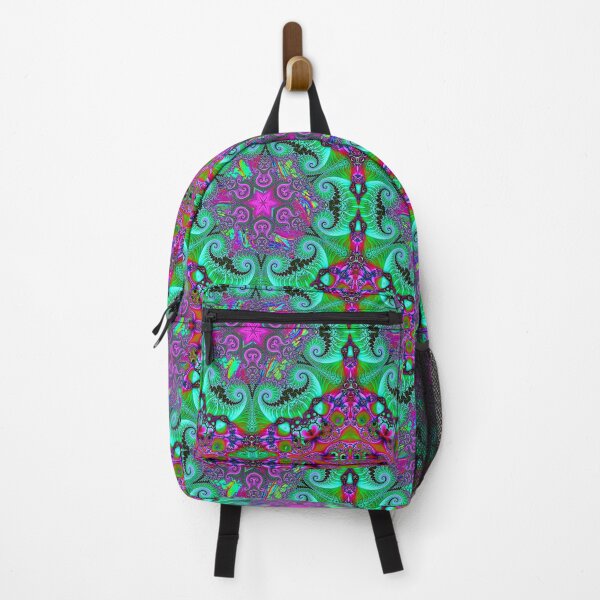 Item preview, Fractals UV Reactive Psychedelic Trippy Pattern in Purple designed and sold by FestDrip.