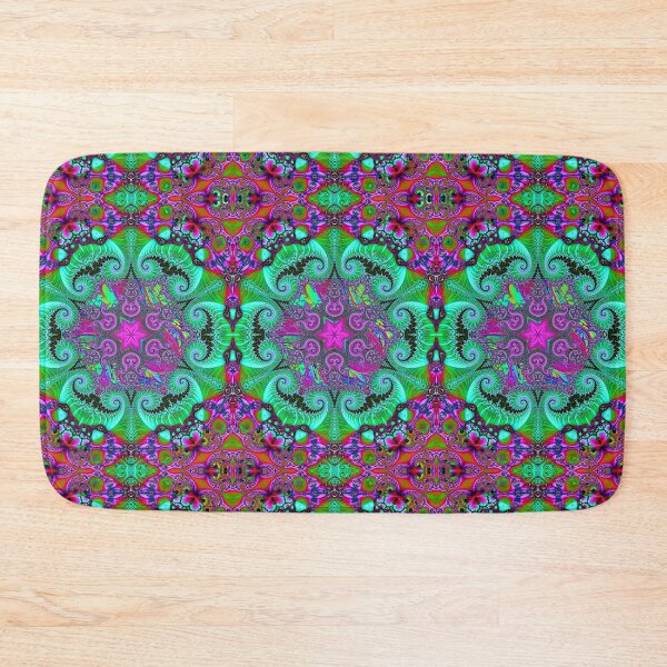 Item preview, Fractals UV Reactive Psychedelic Trippy Pattern in Purple designed and sold by FestDrip.
