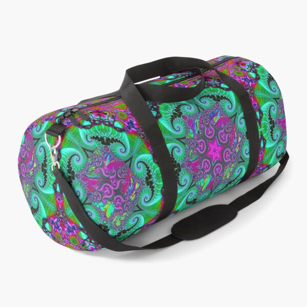 Item preview, Fractals UV Reactive Psychedelic Trippy Pattern in Purple designed and sold by FestDrip.