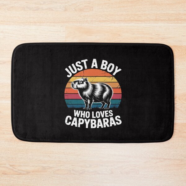 Item preview, Just A Boy Who Loves Capybaras designed and sold by Silicula.