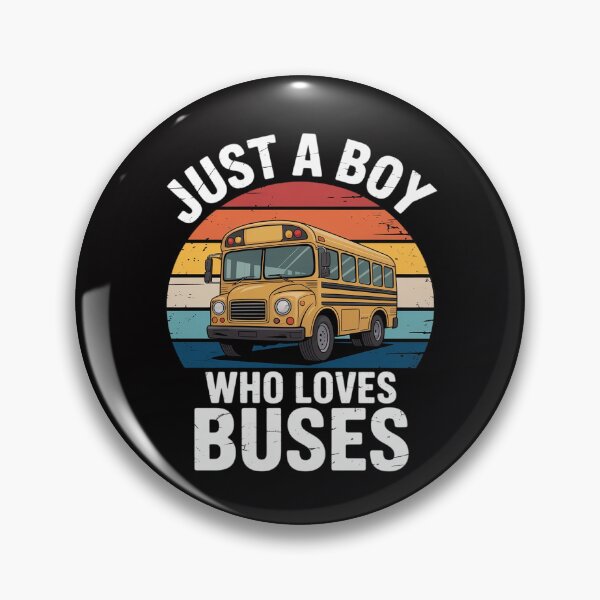 Item preview, Just a Boy who loves Buses designed and sold by Silicula.