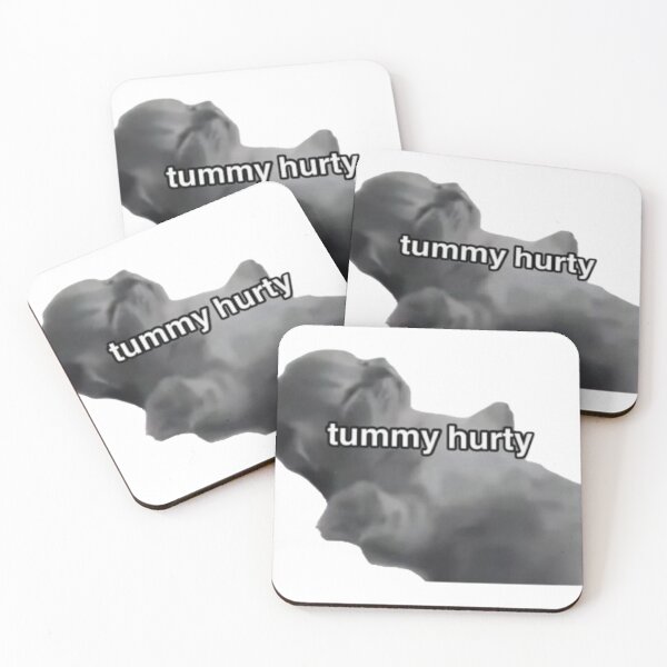 Item preview, tummy hurty cat designed and sold by catmemes4u.