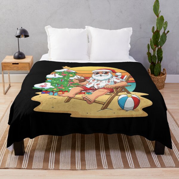 Item preview, Tropical Santa Flamingo Christmas T-Shirt designed and sold by LarryMBrown.