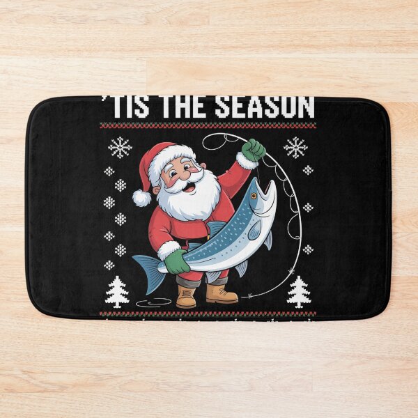 Item preview, Ugly Christmas Fishing  designed and sold by RayhendersonArt.