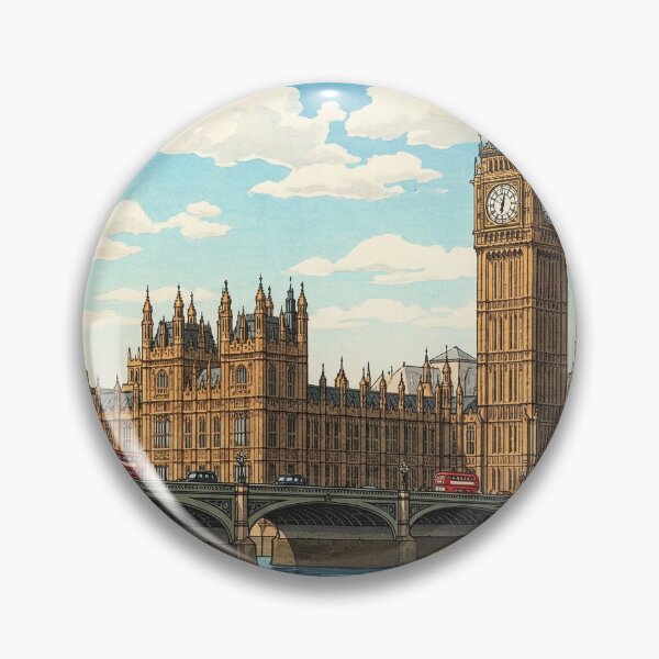 Item preview, The Palace of Westminster Japanese Woodblock Print designed and sold by Takeda-art.