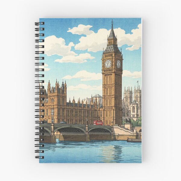 Item preview, The Palace of Westminster Japanese Woodblock Print designed and sold by Takeda-art.