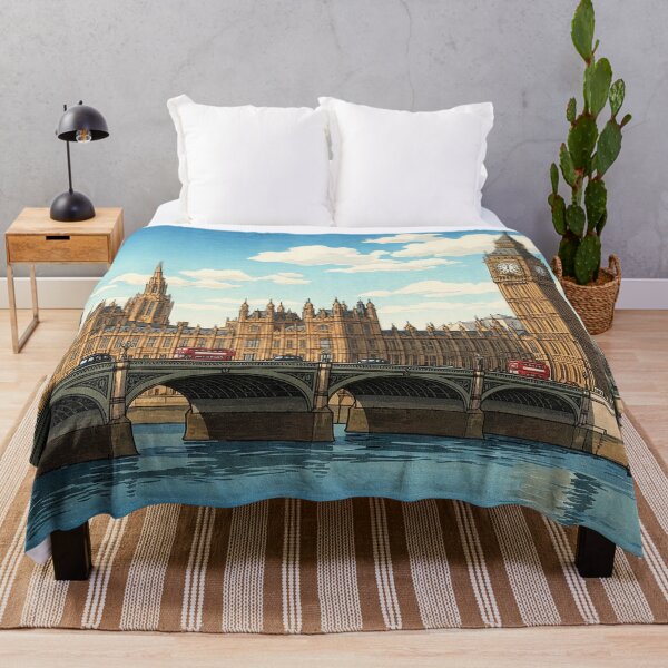 Item preview, The Palace of Westminster Japanese Woodblock Print designed and sold by Takeda-art.