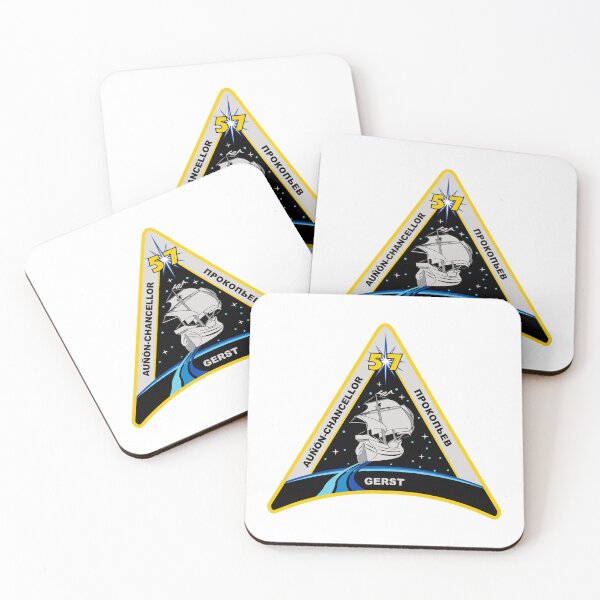 Item preview, International Space Station Expedition 57 Patch designed and sold by CharlieDesings.