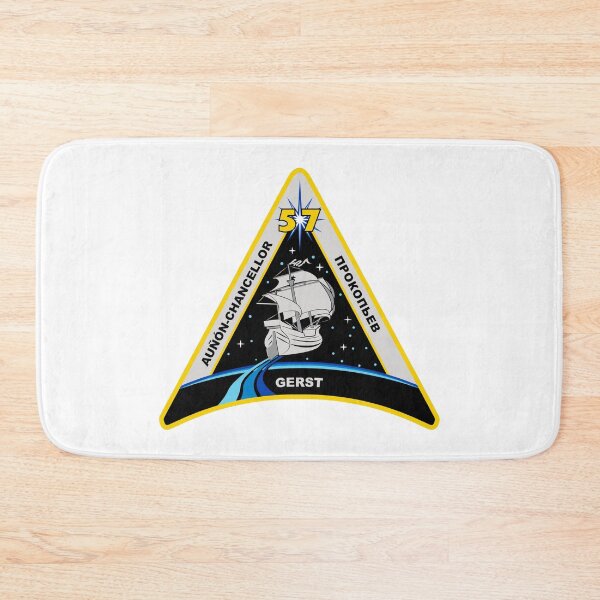 Item preview, International Space Station Expedition 57 Patch designed and sold by CharlieDesings.