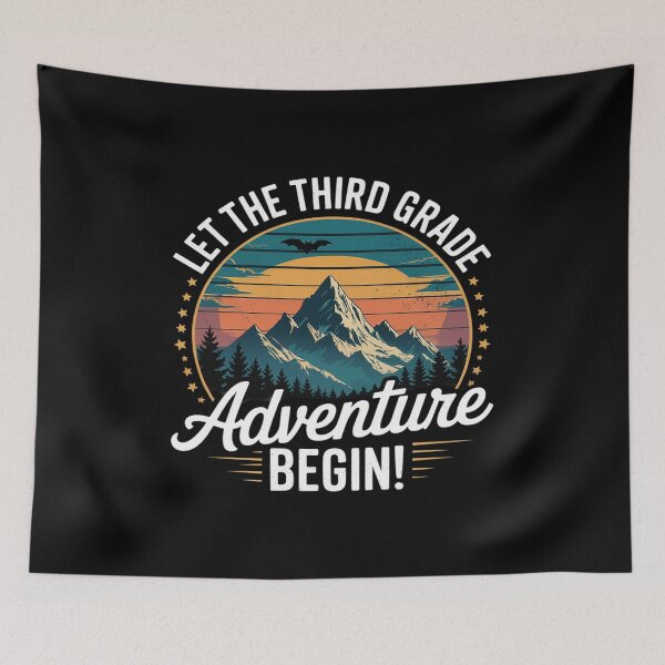 Item preview, Let The 3rd Grade Adventure Begin Back To School Teacher designed and sold by LinlinsDemons.