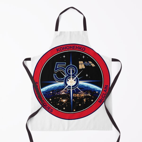 Item preview, International Space Station Expedition 58 Patch designed and sold by CharlieDesings.