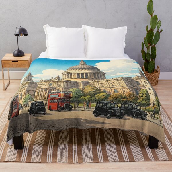 Item preview, St Pauls Cathedral Japanese Woodblock Print designed and sold by Takeda-art.