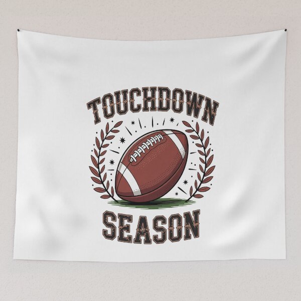 Item preview, Touch Down Season Coquette Football Bow Fall designed and sold by MinaReinger.