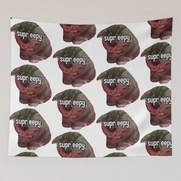 Item preview, supr eepy cat designed and sold by catmemes4u.