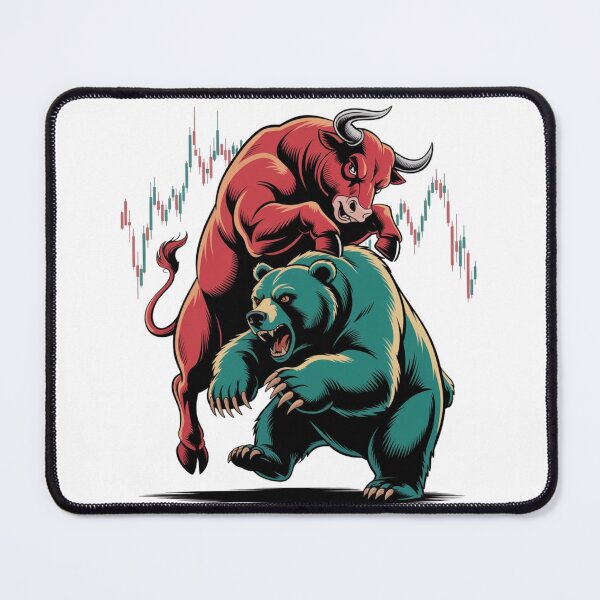 Item preview, Bull vs Bear Market Battle designed and sold by ACRShop.