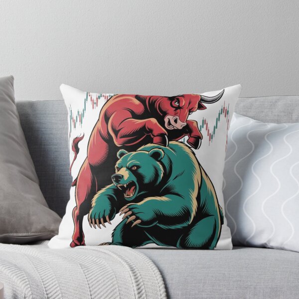 Item preview, Bull vs Bear Market Battle designed and sold by ACRShop.