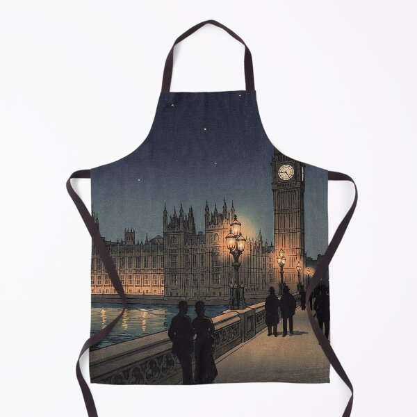 Item preview, The Palace of Westminster at Night Japanese Woodblock Print designed and sold by Takeda-art.