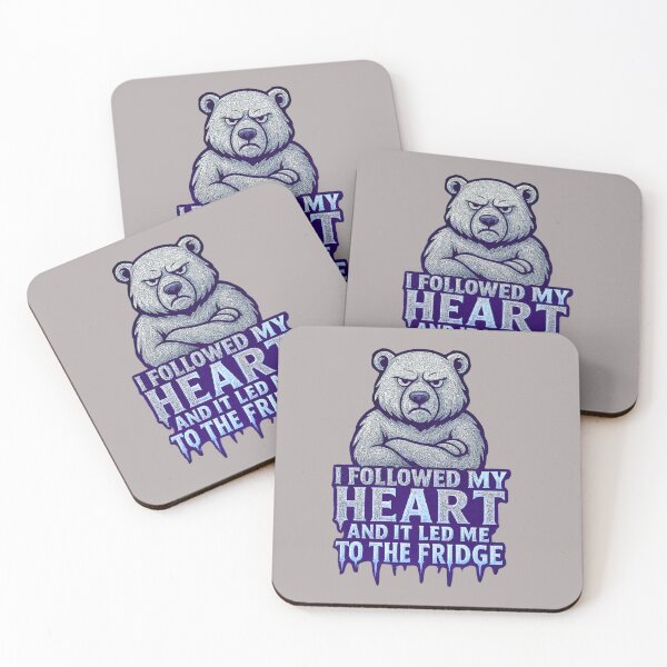 Item preview, Funny Food Quote I Followed My Heart And It Led Me To The Fridge designed and sold by artofProduct.