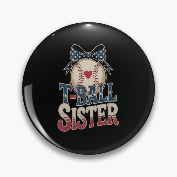 Item preview, T-ball Sister Groovy Retro Tballl Sister Teeball designed and sold by AmparoBoyle.