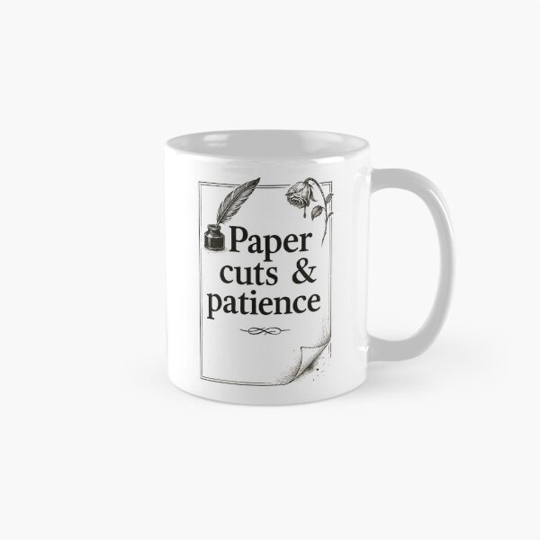 Item preview, Paper Cuts & Patience — Writer’s Motto designed and sold by Mouraludia.