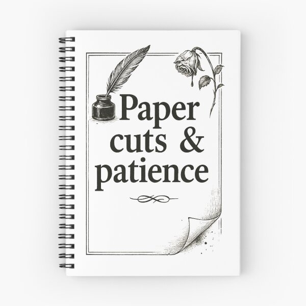 Item preview, Paper Cuts & Patience — Writer’s Motto designed and sold by Mouraludia.