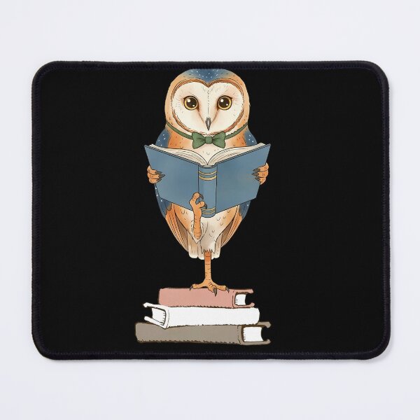 Item preview, Wise Owl Reading Book Illustration designed and sold by TinaMDedrick.