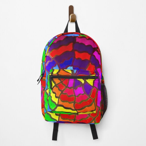 Item preview, Spiderweb inspired rainbow pen art designed and sold by MishaArtsCA.