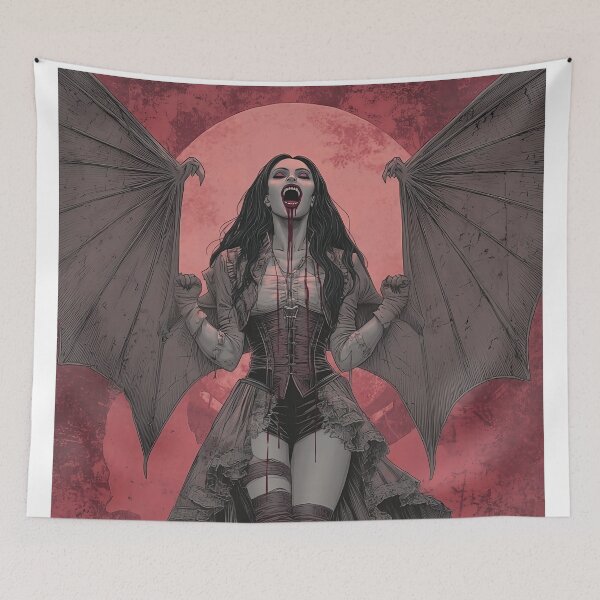 Item preview, Queen of the Blood Moon designed and sold by WildInkFusion.
