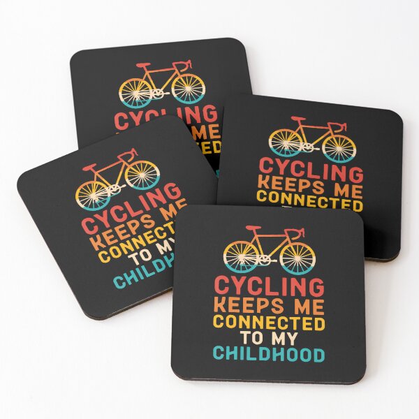Item preview, Cycling Keeps Me Connected Childhood designed and sold by BrandyMartha.