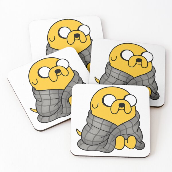 Item preview, Jake The Dog Wrapped in Blanket – Cute Winter Cartoon designed and sold by Tidal Arts.