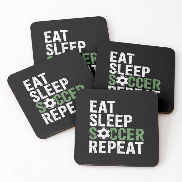 Item preview, Eat Sleep Soccer Repeat Cool Sport Player Gift designed and sold by MinaReinger.