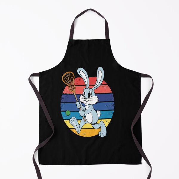 Item preview, Easter Bunny Playing Lacrosse Retro Lax Sport Men Women Kids designed and sold by AmparoBoyle.