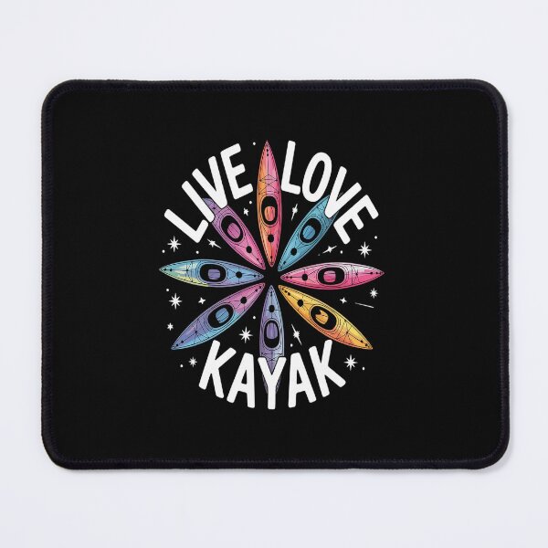 Item preview, Canoe Boat Paddling Sport Kayaker Live Love Kayak Kayaking  designed and sold by VasilisLamArt.