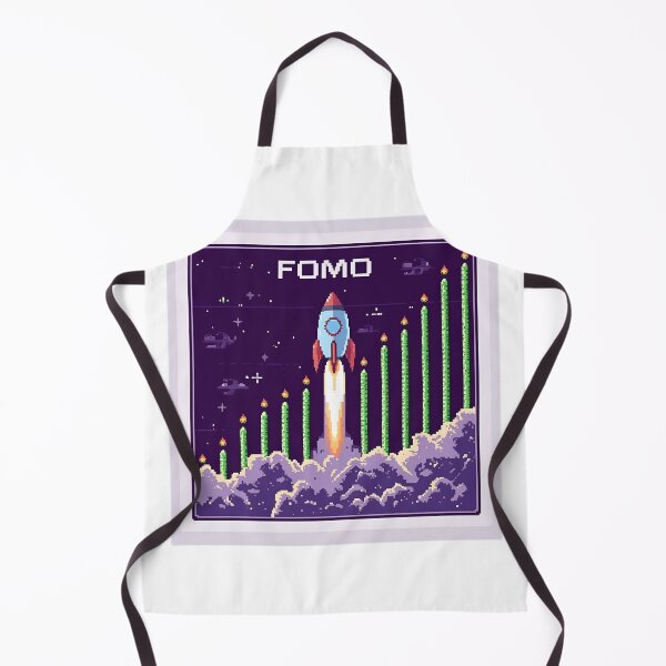 Item preview, FOMO Rocket Pixel Art designed and sold by ACRShop.