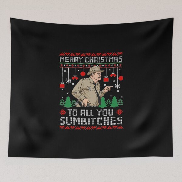 Item preview, Smokey And The Bandit Shirt, Merry Christmas Too All You Sumbitches Christma designed and sold by DillonHuerta.
