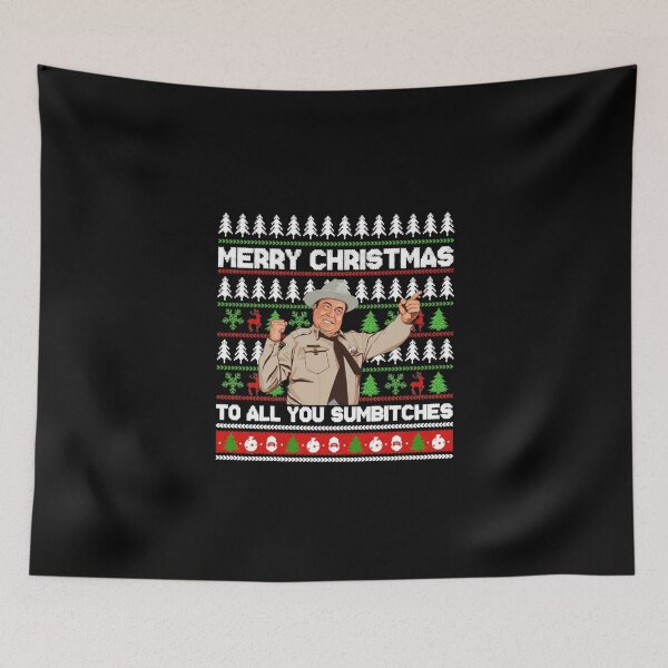 Item preview, Smokey And The Bandit Shirt, Merry Christmas Too All You Sumbitches Christmas designed and sold by DillonHuerta.