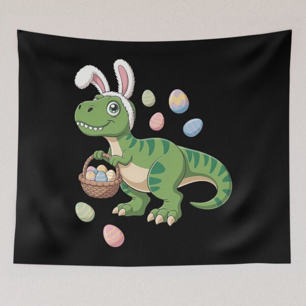 Item preview, Easter Dinosaur Bunny Ears Easter Basket Stuffers designed and sold by DentistLegal.