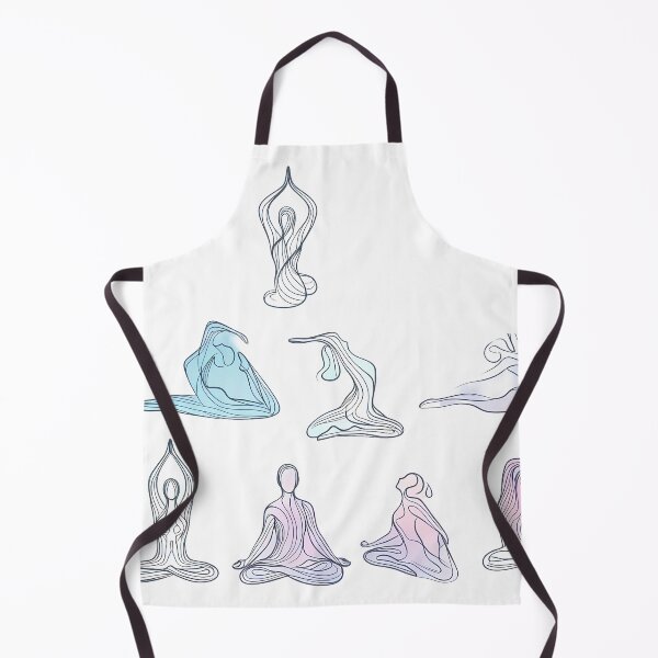 Item preview, Abstract Fluid Yoga Poses Minimalist Line Art designed and sold by oynipshop.