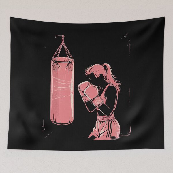 Item preview, Boxing Glove Girl Boxer Coach Combat Sport Trainee Student designed and sold by RayArmstrong.