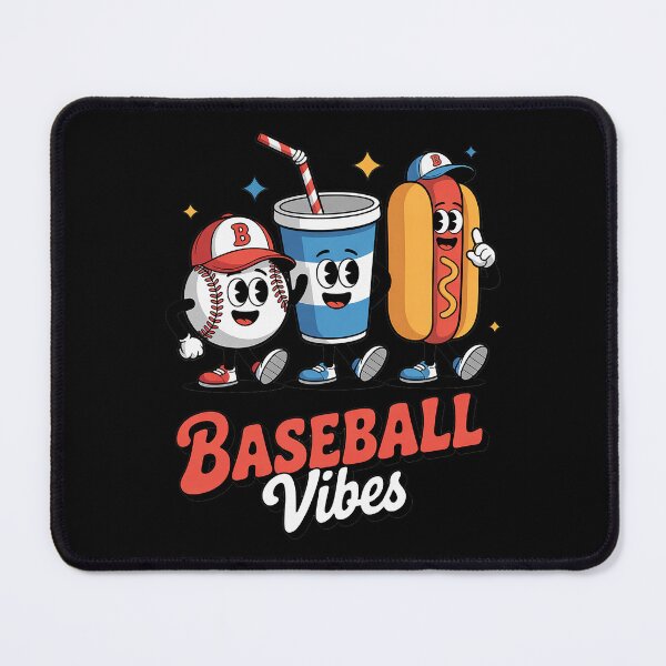 Item preview, Baseball Game Day Retro Baseball Vibes Sport Fan designed and sold by DrewLeuschke.