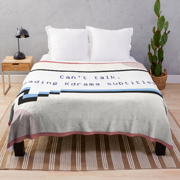 Item preview, Can't talk - reading Kdrama subtitles designed and sold by Niche Fandoms R Us.