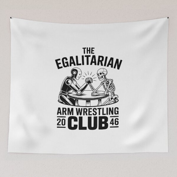 Item preview, The Egalitarian Arm Wrestling Club Cricut Machine Optimized designed and sold by VasilisLamArt.