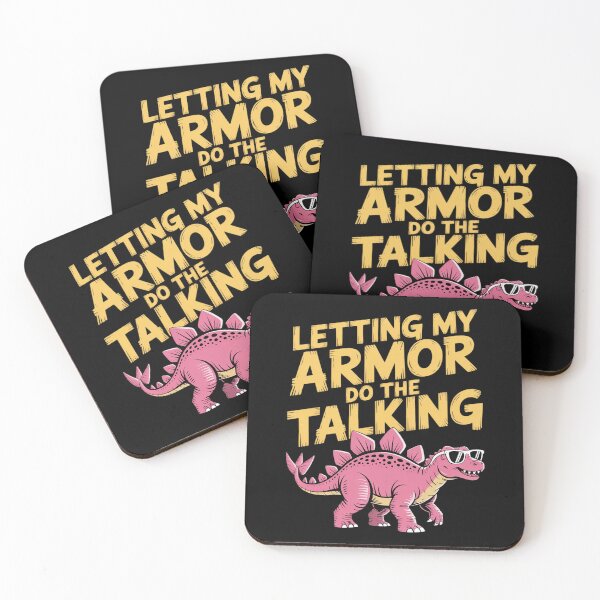 Item preview, Letting My Armor Do The Talking Dino Fossil designed and sold by FndPardaL.