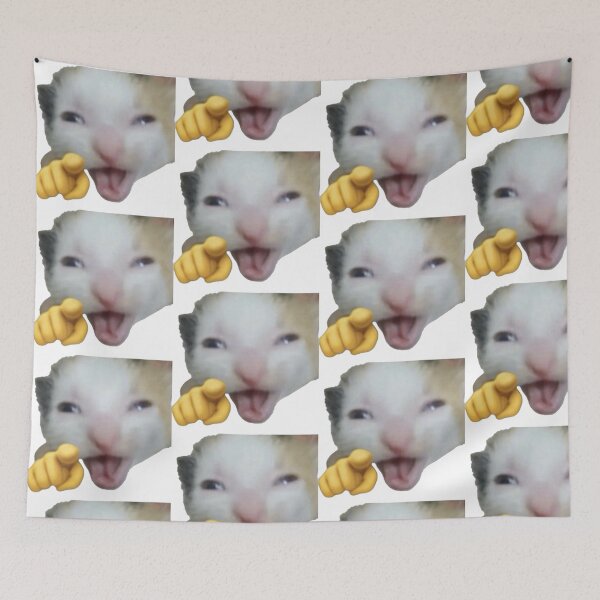 Item preview, pointing laughing cat designed and sold by catmemes4u.