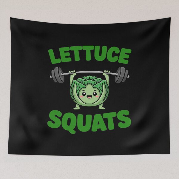 Item preview, Lettuce Do Squats Gym Weightlifting designed and sold by FndPardaL.