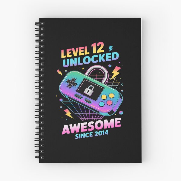 Item preview, Level 12 Unlocked Awesome 2014 12th Birthday Boy Game Gaming designed and sold by FndPardaL.