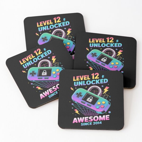 Item preview, Level 12 Unlocked Awesome 2014 12th Birthday Boy Game Gaming designed and sold by FndPardaL.